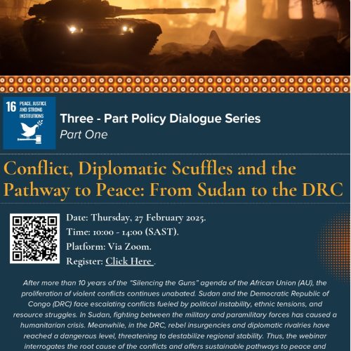 Conflict, Diplomatic Scuffles and the Pathway to Peace: From Sudan to the DRC