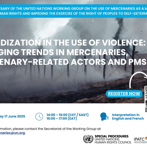 Hybridization in the use of violence: emerging trends in mercenaries, mercenary-related actors and PMSCs