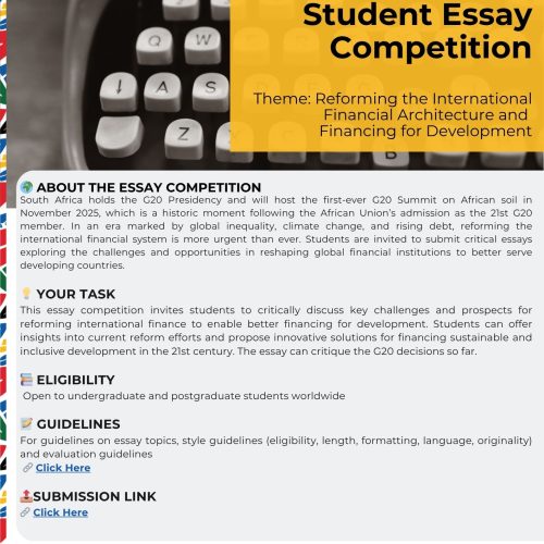 T20 South Africa Student Essay Competition