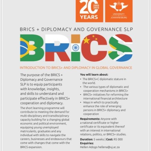 BRICS+ Diplomacy and Governance SLP