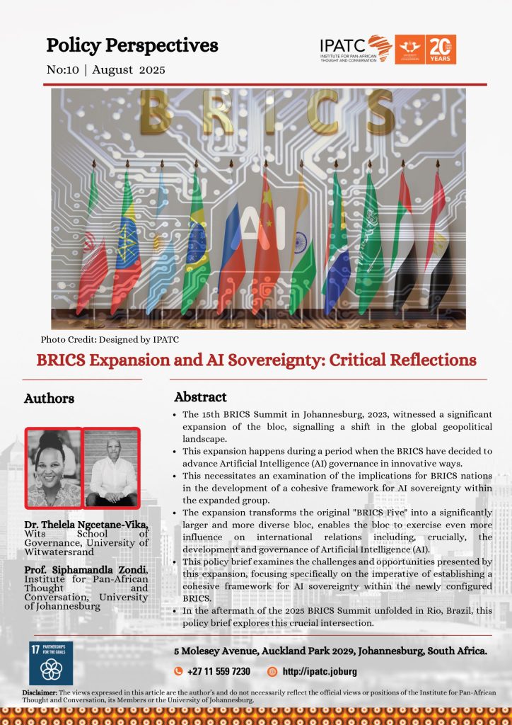 BRICS Expansion and AI Sovereignty: Critical Reflections