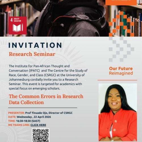 Seminar: The Common Errors in Research Data Collection