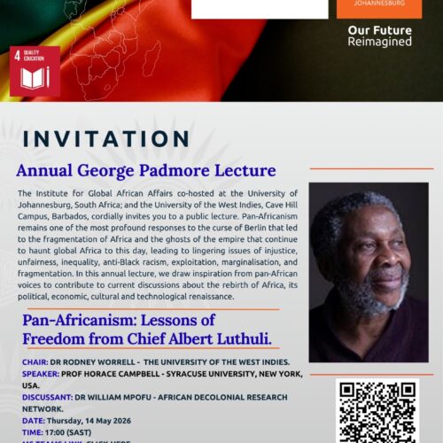 Pan-Africanism: Lessons of Freedom from Chief Albert Luthuli