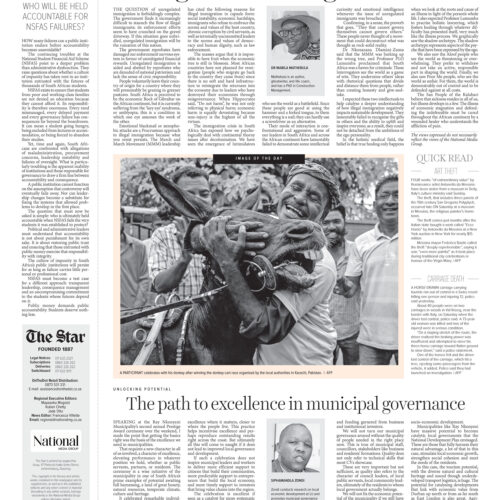 The path to excellence in municipal governance 